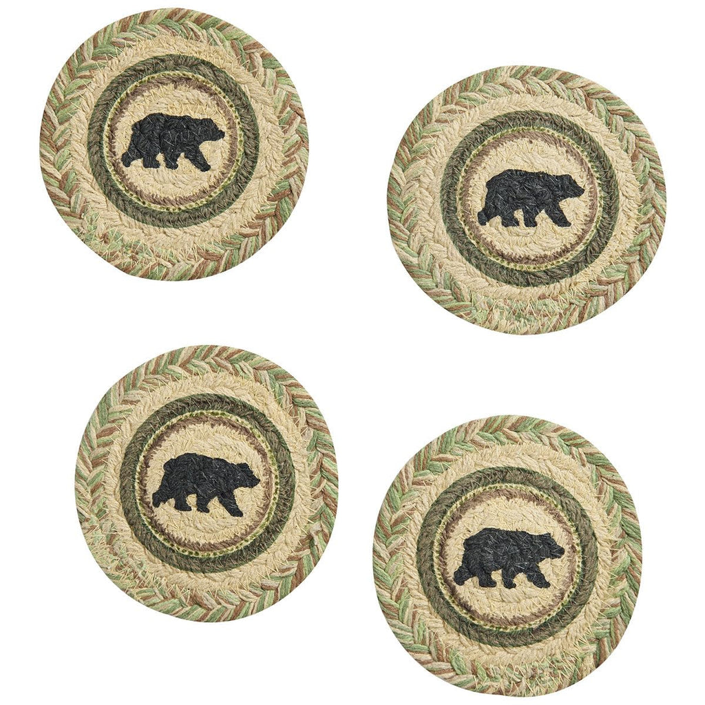 Black Bear Coaster Set J1010
