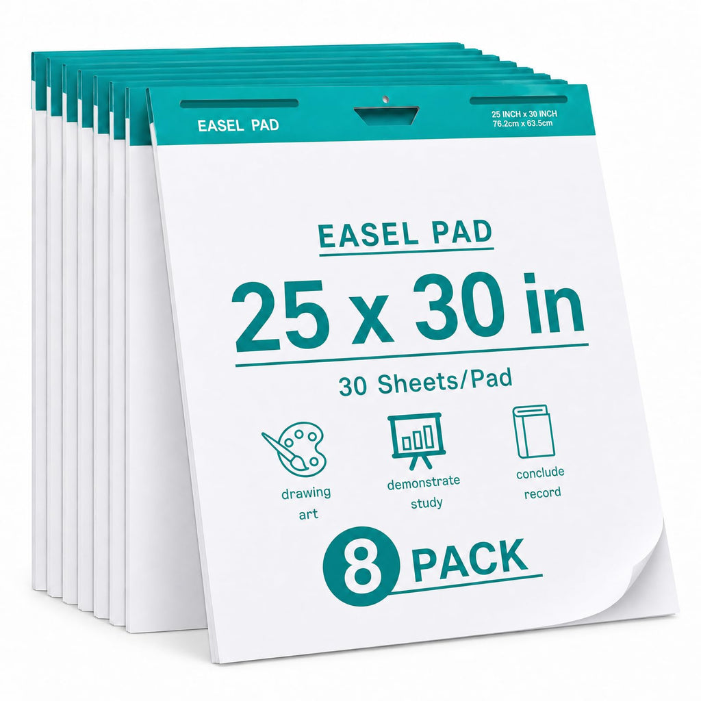 25 x 30 Inch Sticky Easel Pad, 30 Sheets, 8 Pads R63672