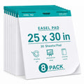 25 x 30 Inch Sticky Easel Pad, 30 Sheets, 8 Pads R63672