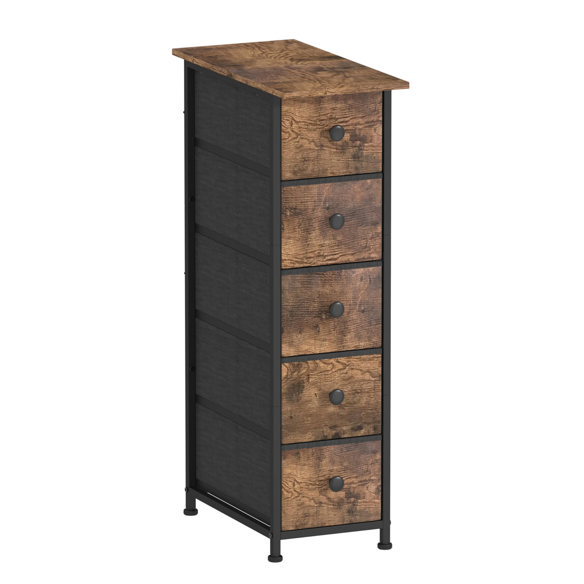 Narrow 5 Drawers Fabric Dresser F91583