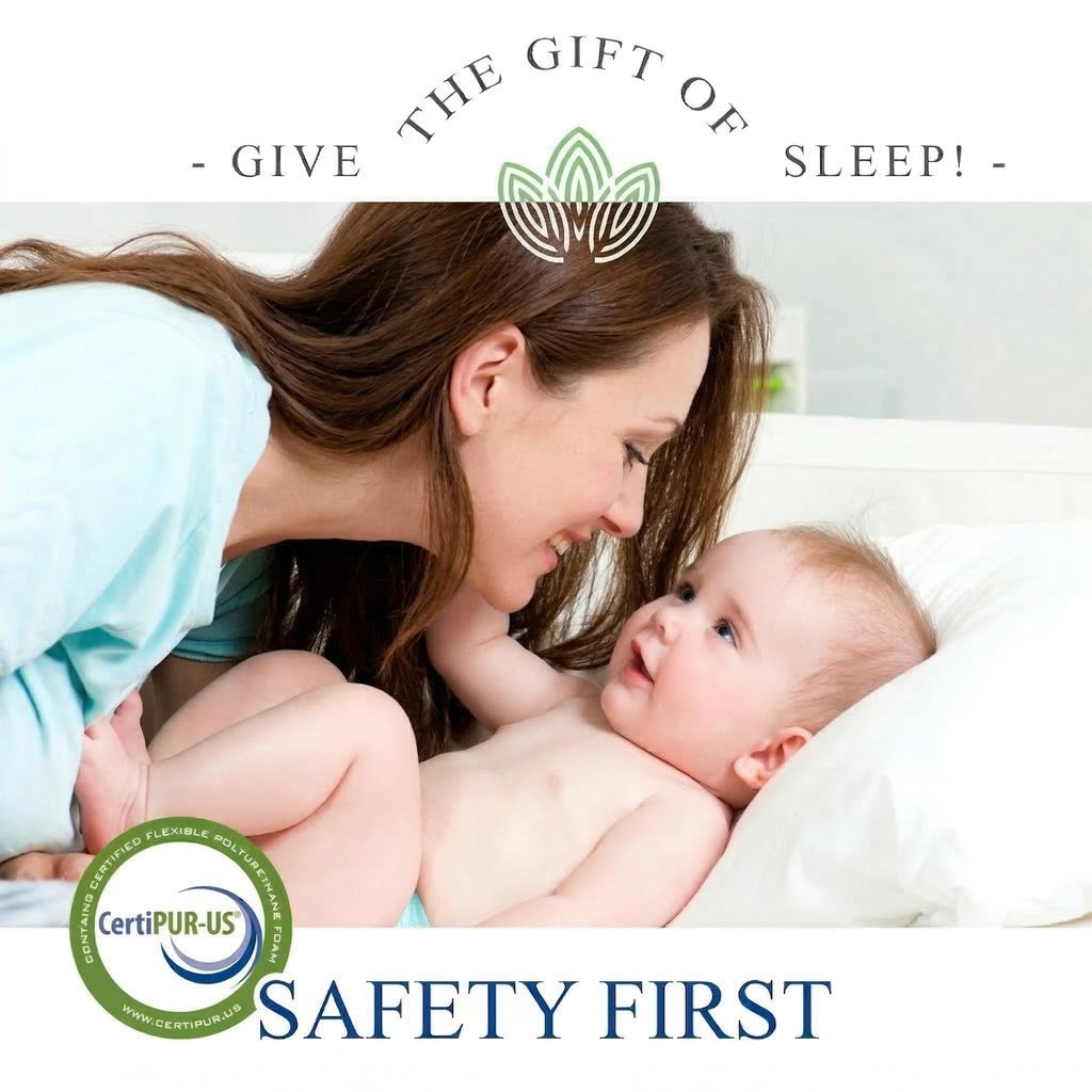 Organic Cotton 2-Sided Memory Foam Crib Mattress Y993219