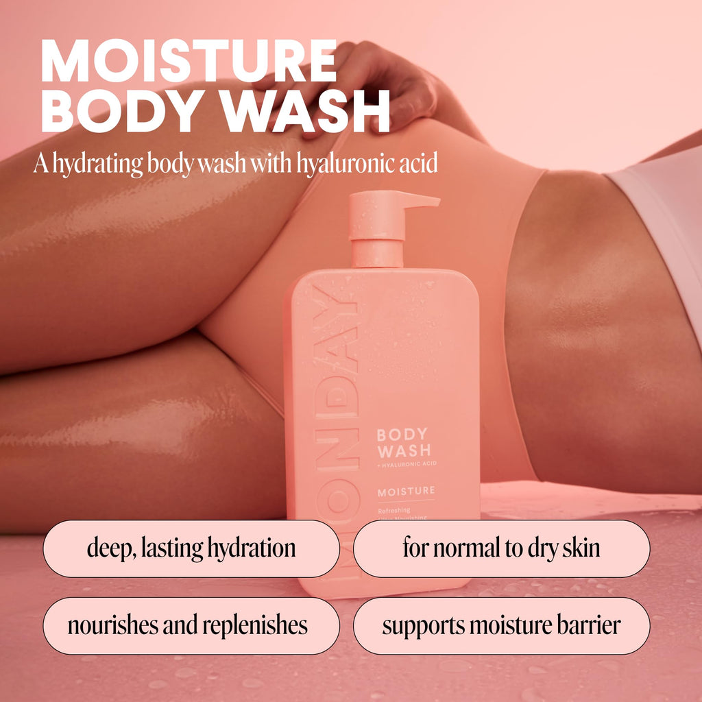 Repair Shampoo and Conditioner Set, Moisture Body Wash, Leave-in Conditioner L24954