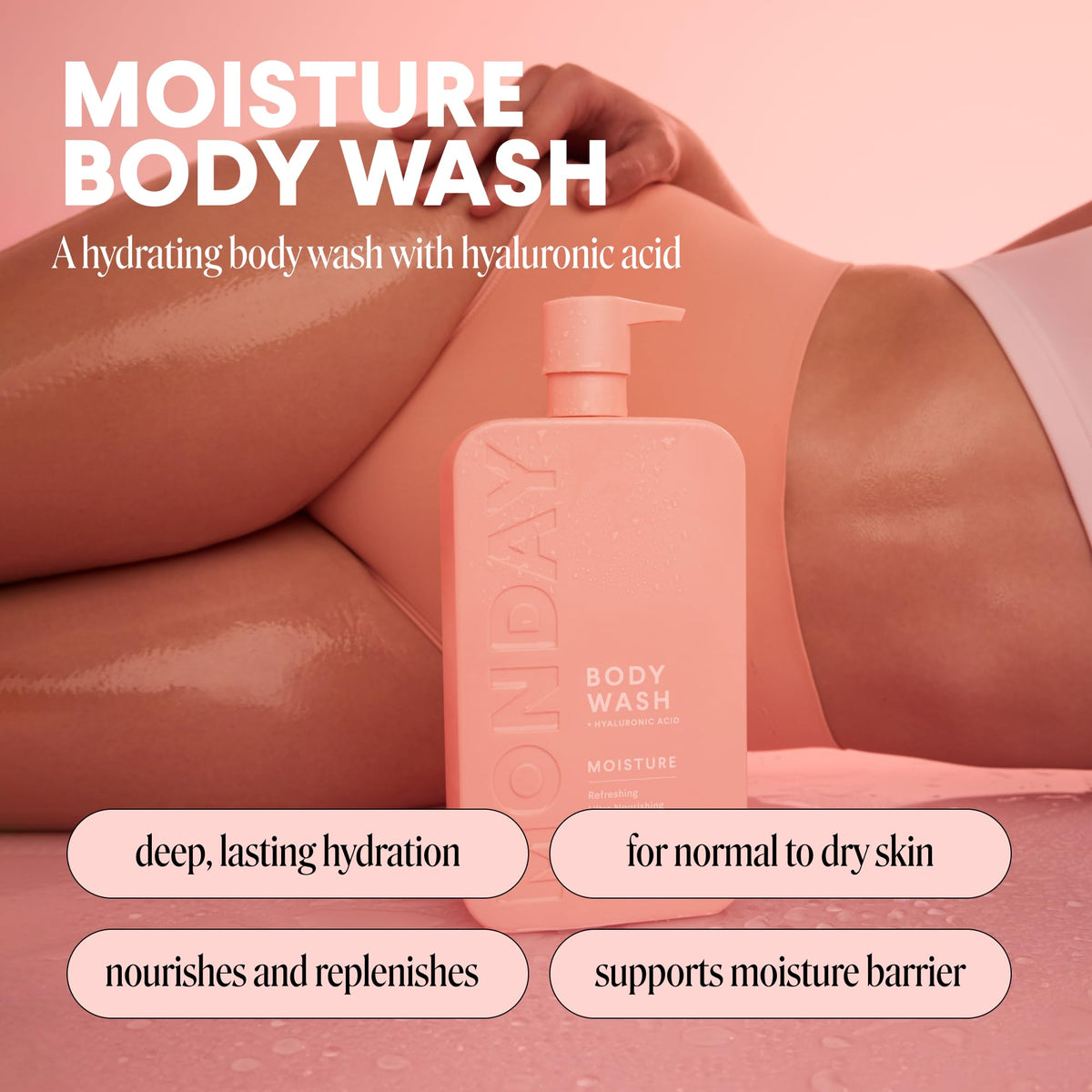 Repair Shampoo and Conditioner Set, Moisture Body Wash, Leave-in Conditioner L24954