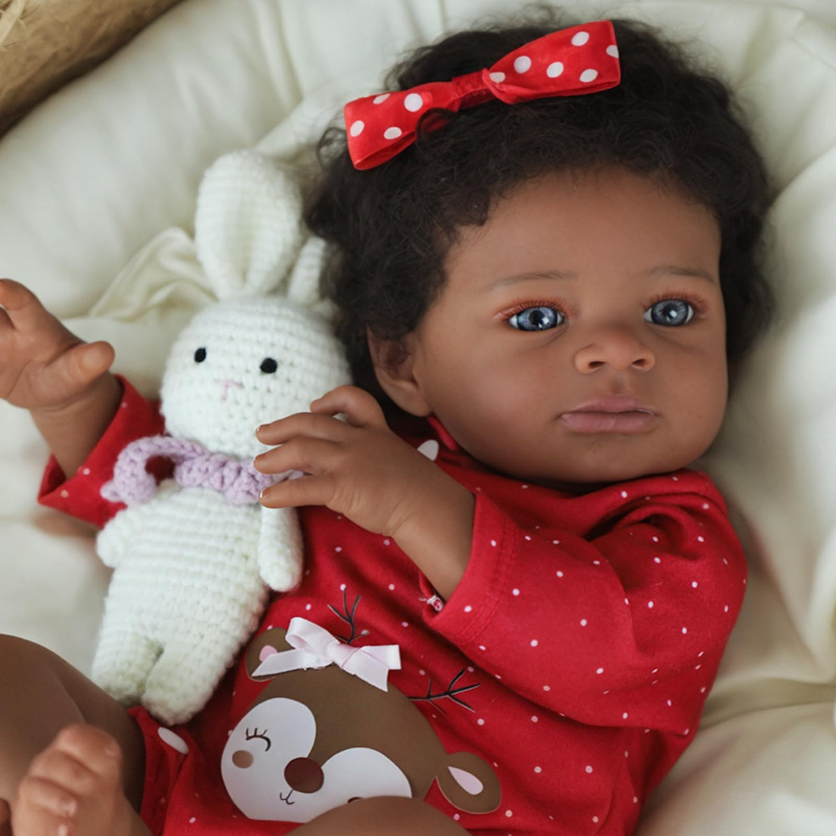 20 Inch Black Baby Doll R429