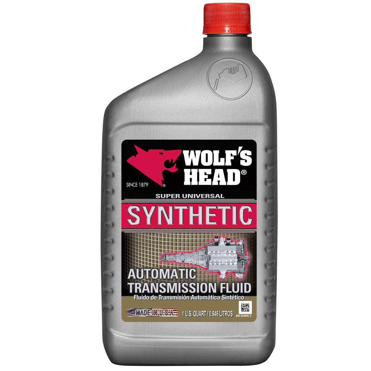 Synthetic Automatic Transmission Fluid 1 Quart Bottle Pack of 12 I655818