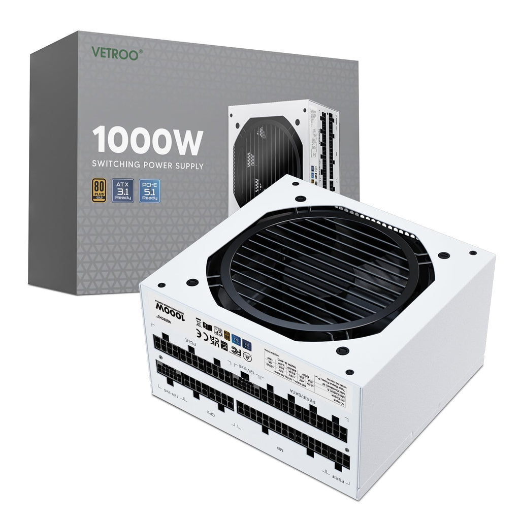 1000W White Power Supply T816