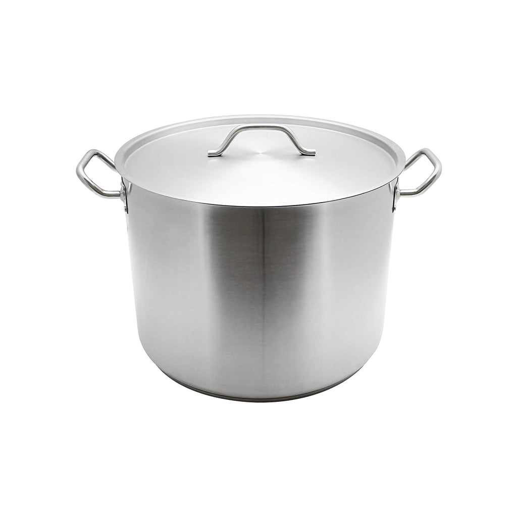 40 quart 18/8 Steel stock pot with lid A551511