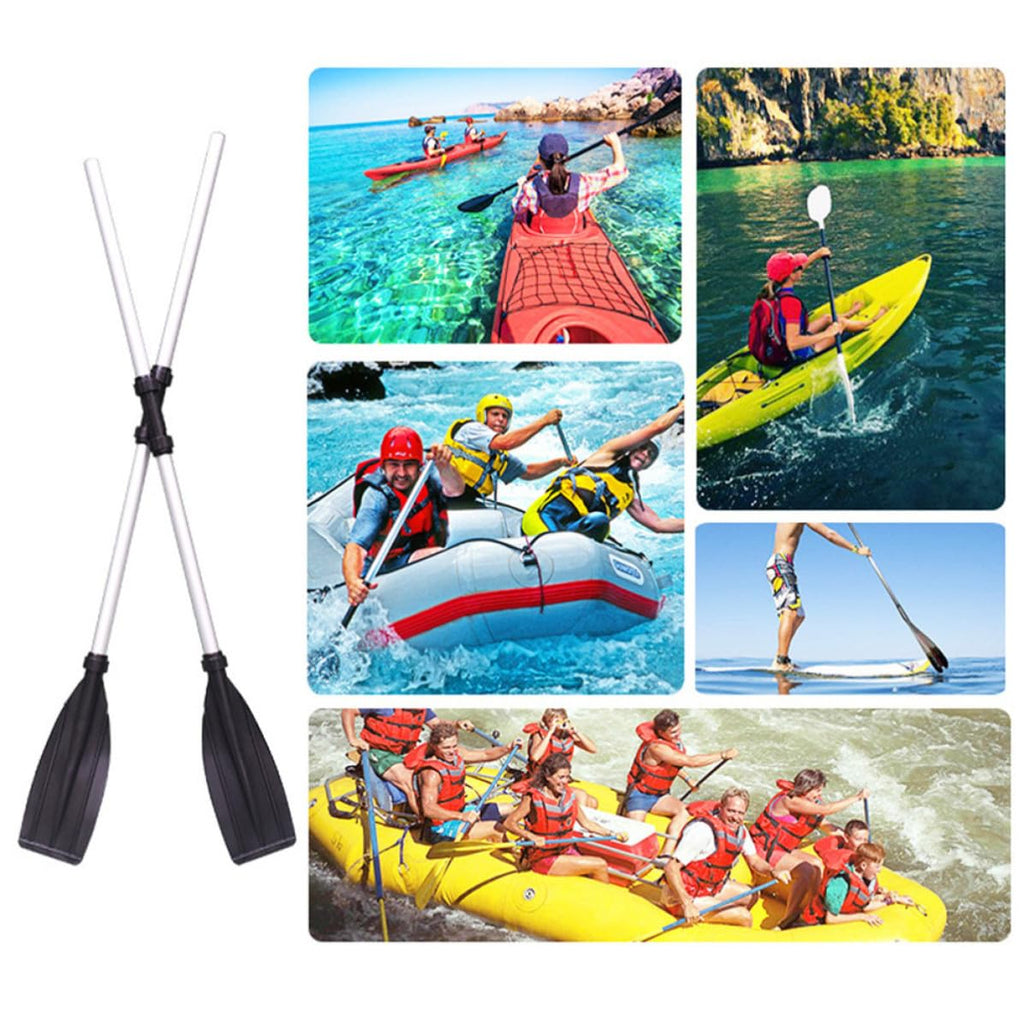 Boat Paddle Detachable Aluminum Alloy 2 Pairs T532106