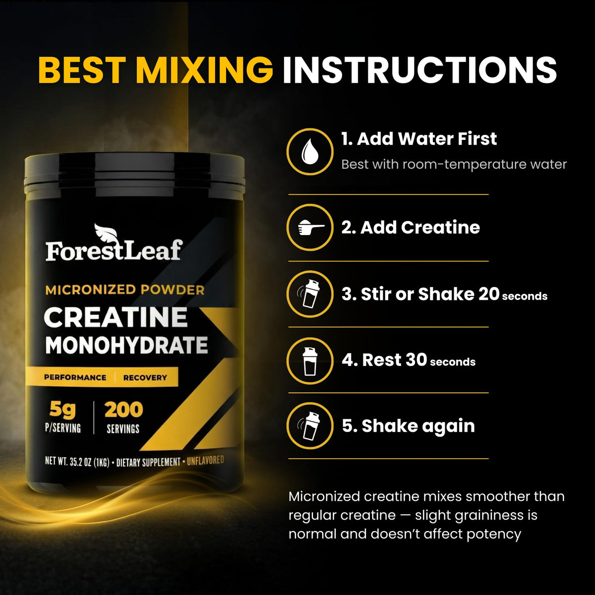 Micronized Creatine Monohydrate Powder 5G Per Serving 200 Servings W29560