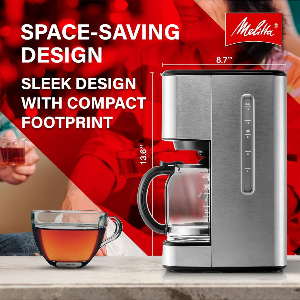Glass 12-Cup Drip Coffee Maker O59576