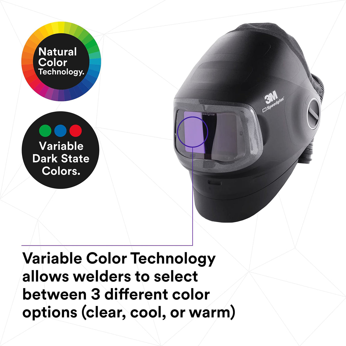 Heavy-Duty Welding Helmet with PAPR Assembly C659041