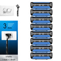 Men's 3 Blade Razor Cartridge Refills, 8 Count G1676
