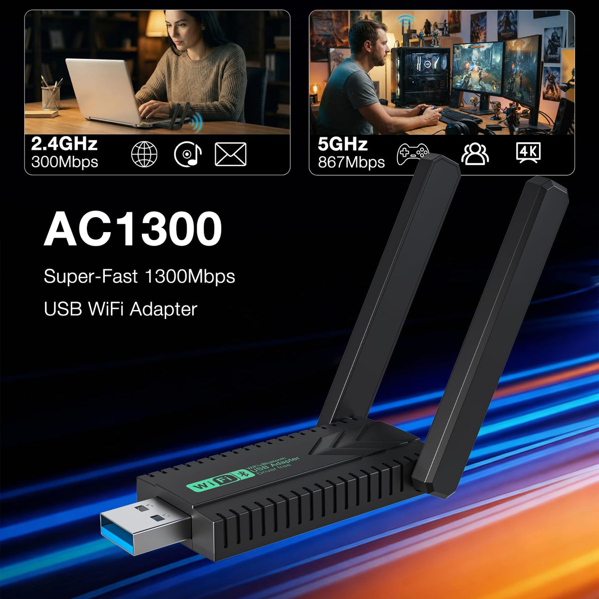 USB 3.0 WiFi 6 Adapter K275