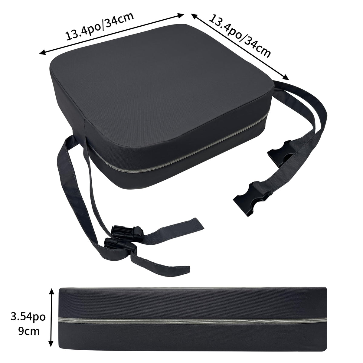 Waterproof High Density Foam Toddler Booster Seat with Non-Slip Bottom X790