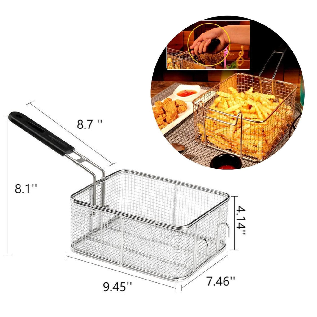 Stainless Steel Deep Fry Basket F458872