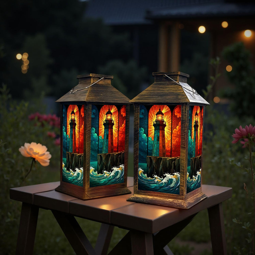 Solar Powered Waterproof Outdoor Lantern F143