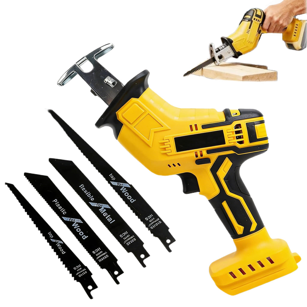Cordless Reciprocating Saw 0-3500 SPM Variable Speed with 4 Blades Kit S917735