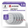 Hardwired Smoke & Carbon Monoxide Detector, 10-Year Battery Backup, 4 Pack B2298
