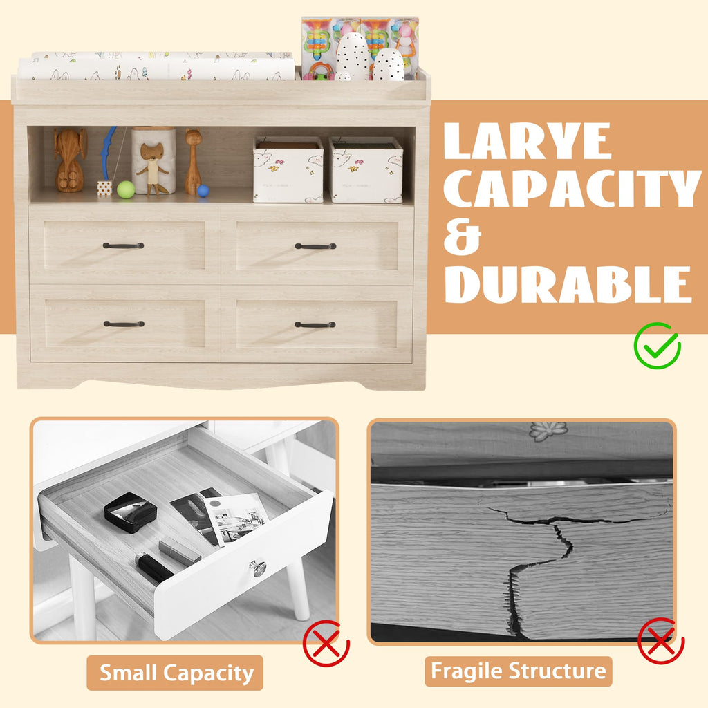 Baby Changing Table with LED Light D627