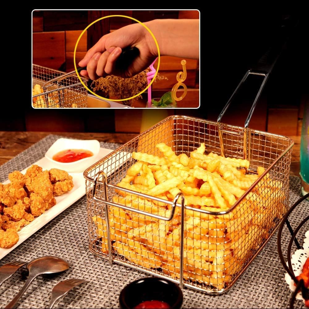 Stainless Steel Deep Fry Basket F458872