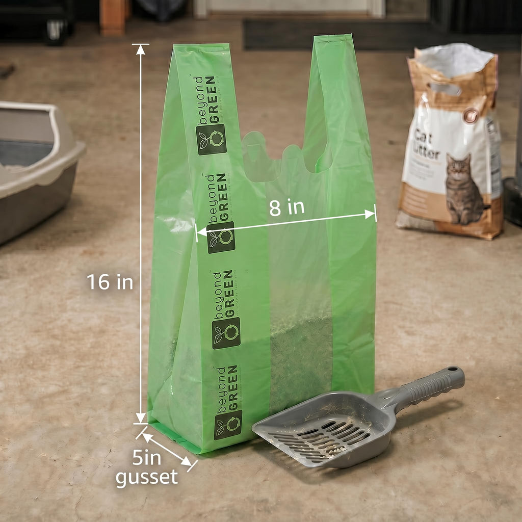 Cat Litter Bags with Handles, 300 Bags M47818