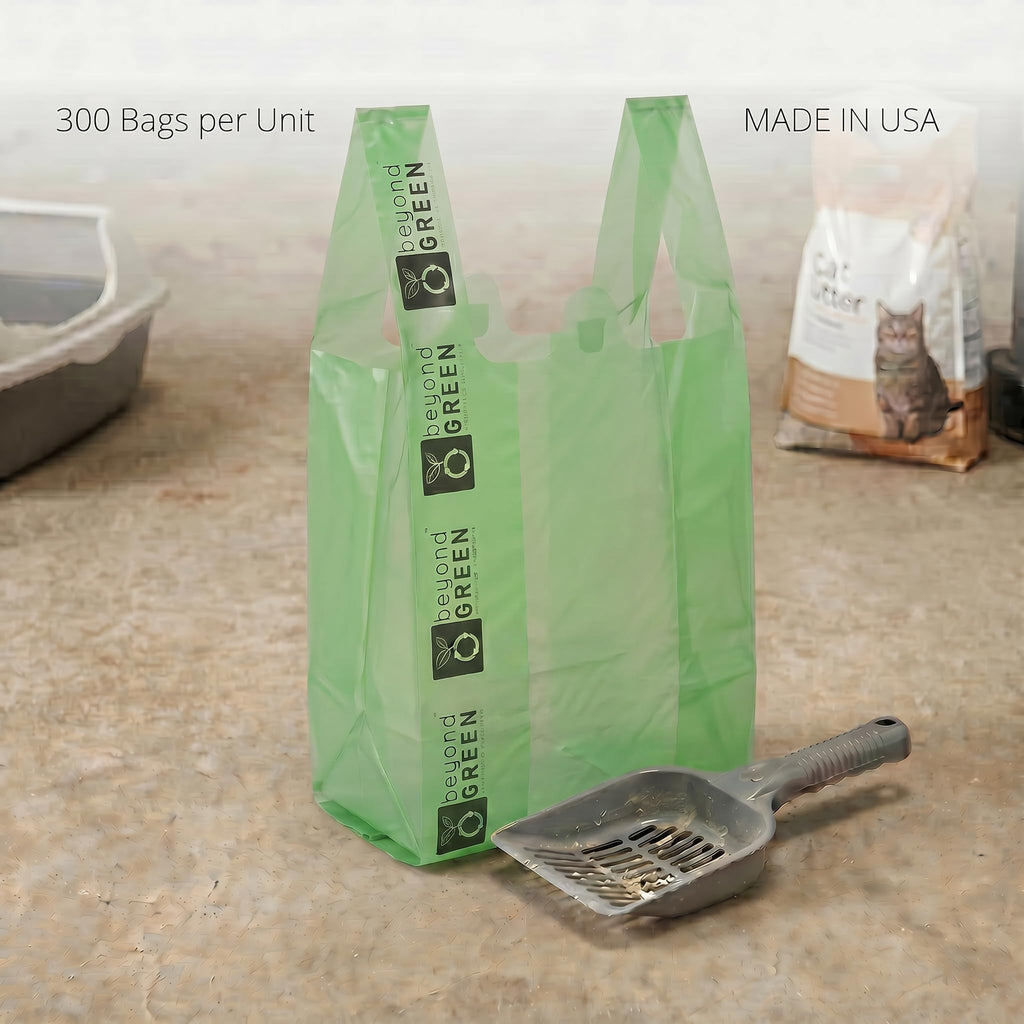 Cat Litter Bags with Handles, 300 Bags M47818