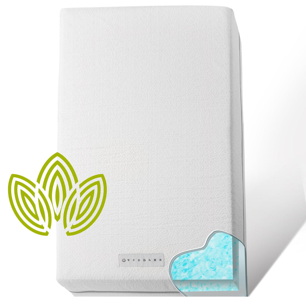 Organic Cotton 2-Sided Memory Foam Crib Mattress Y993219