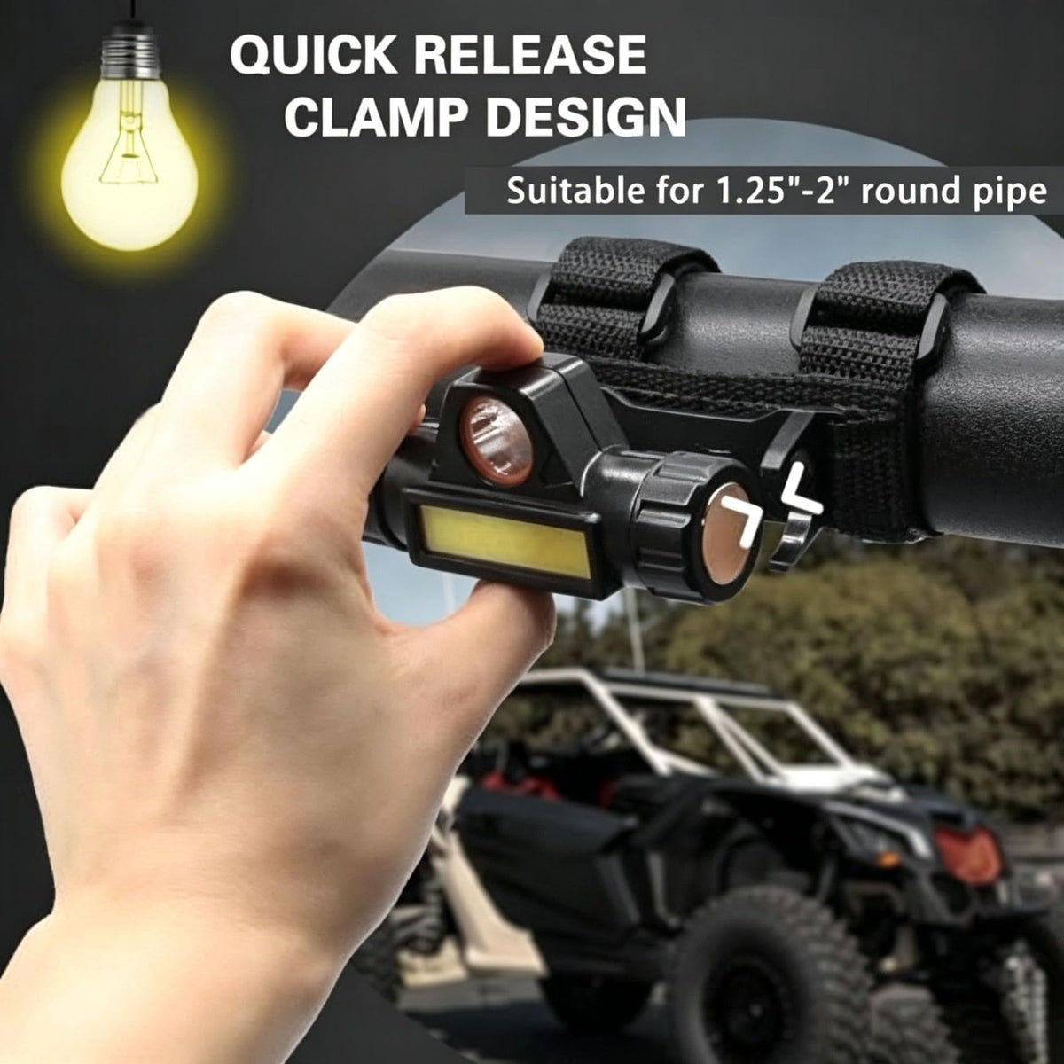 Dual LED UTV Headlamp Work Light G192