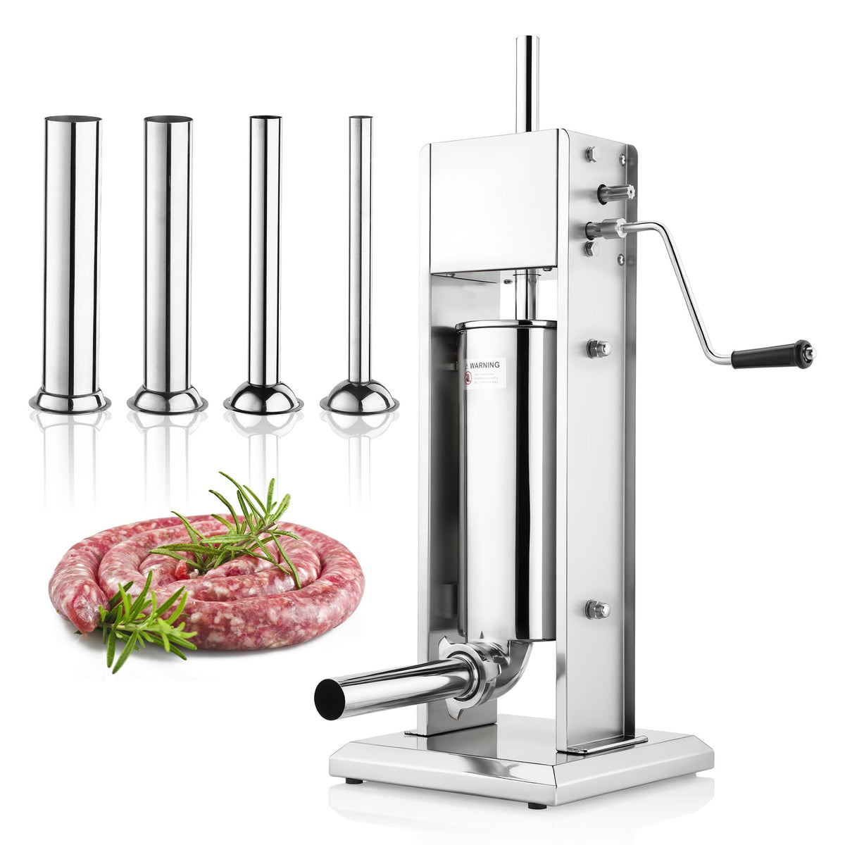 7L Stainless Steel Manual Sausage Stuffer S63619