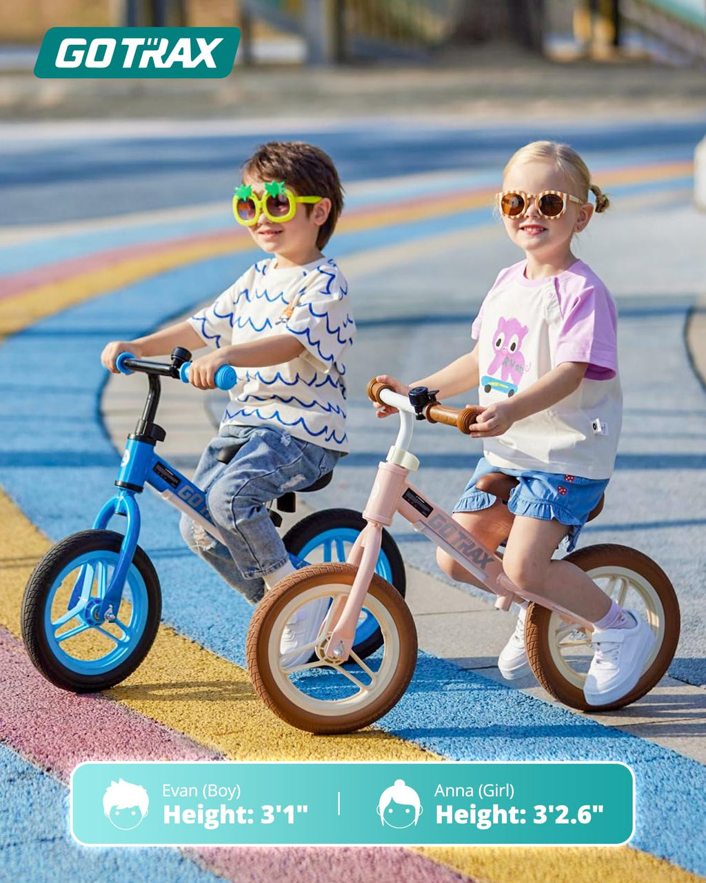 12" No-Pedal Toddler Balance Bike E1123