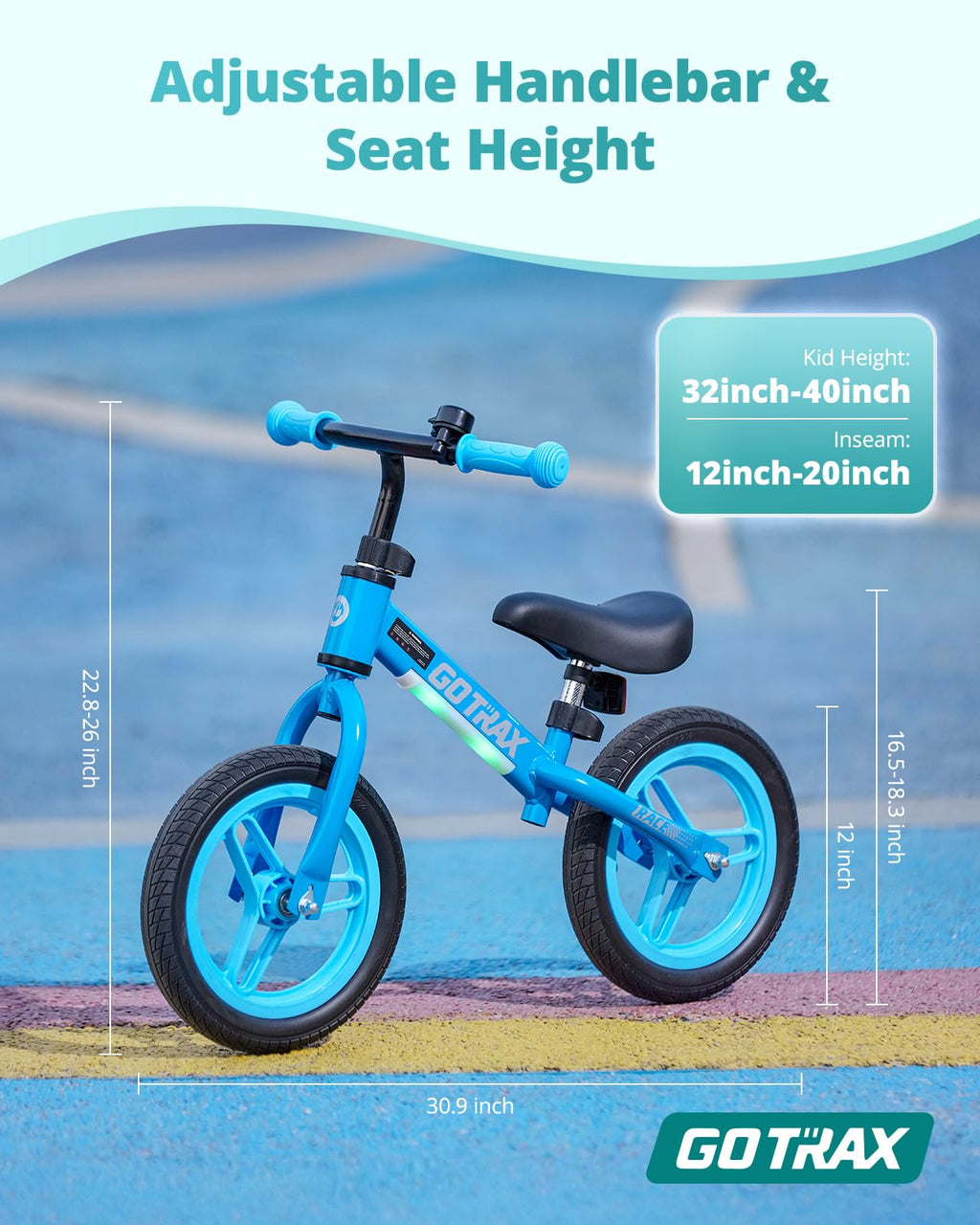 12" No-Pedal Toddler Balance Bike E1123