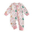 Newborn Christmas Zipper Jumpsuit Romper J637302