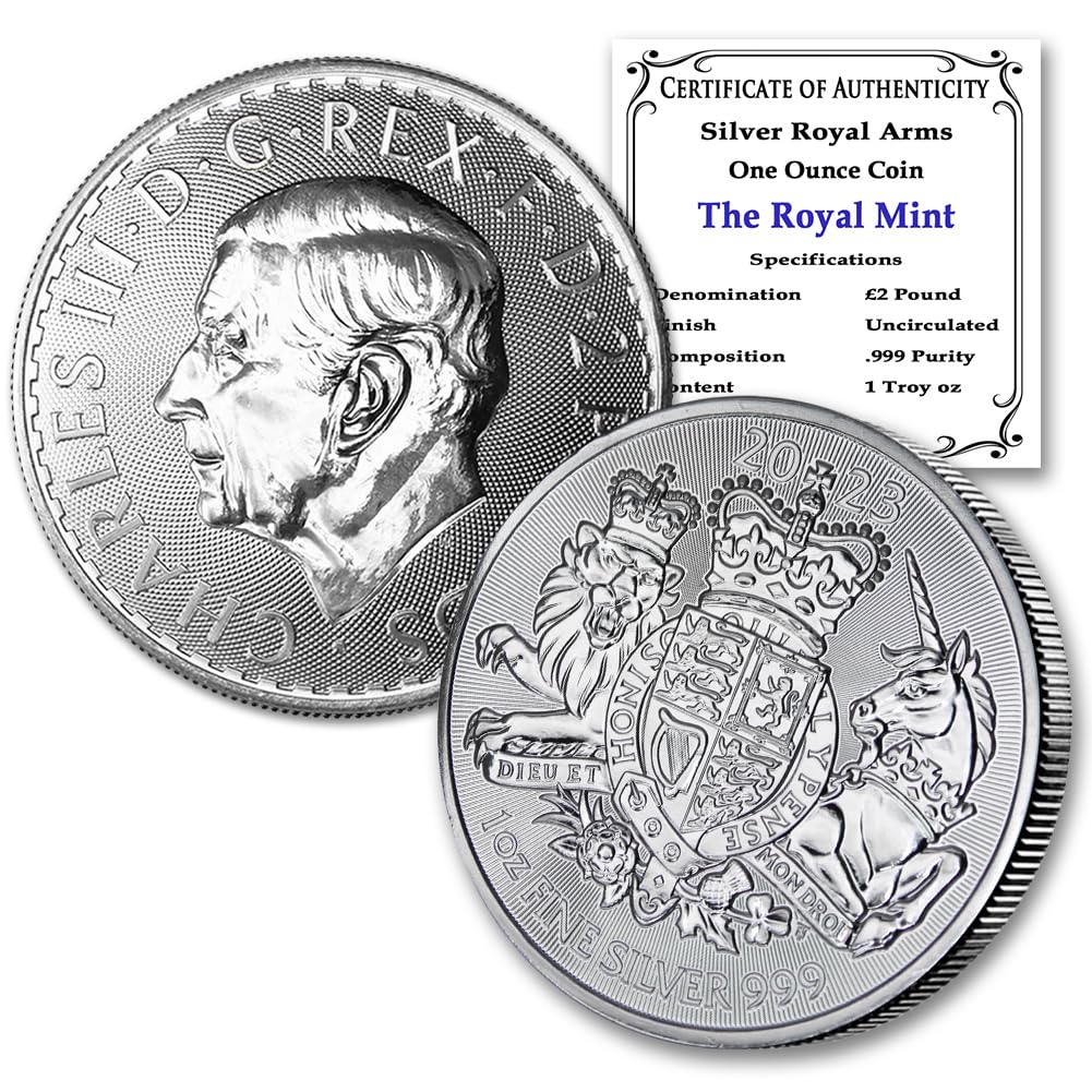 1 oz Silver British Royal Arms Coin N2964