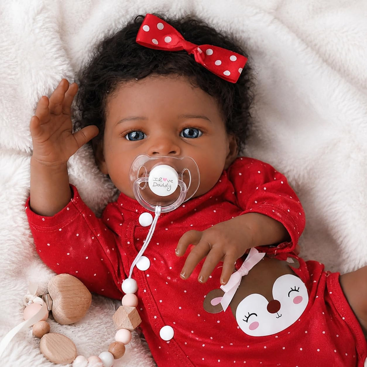 20 Inch Black Baby Doll R429