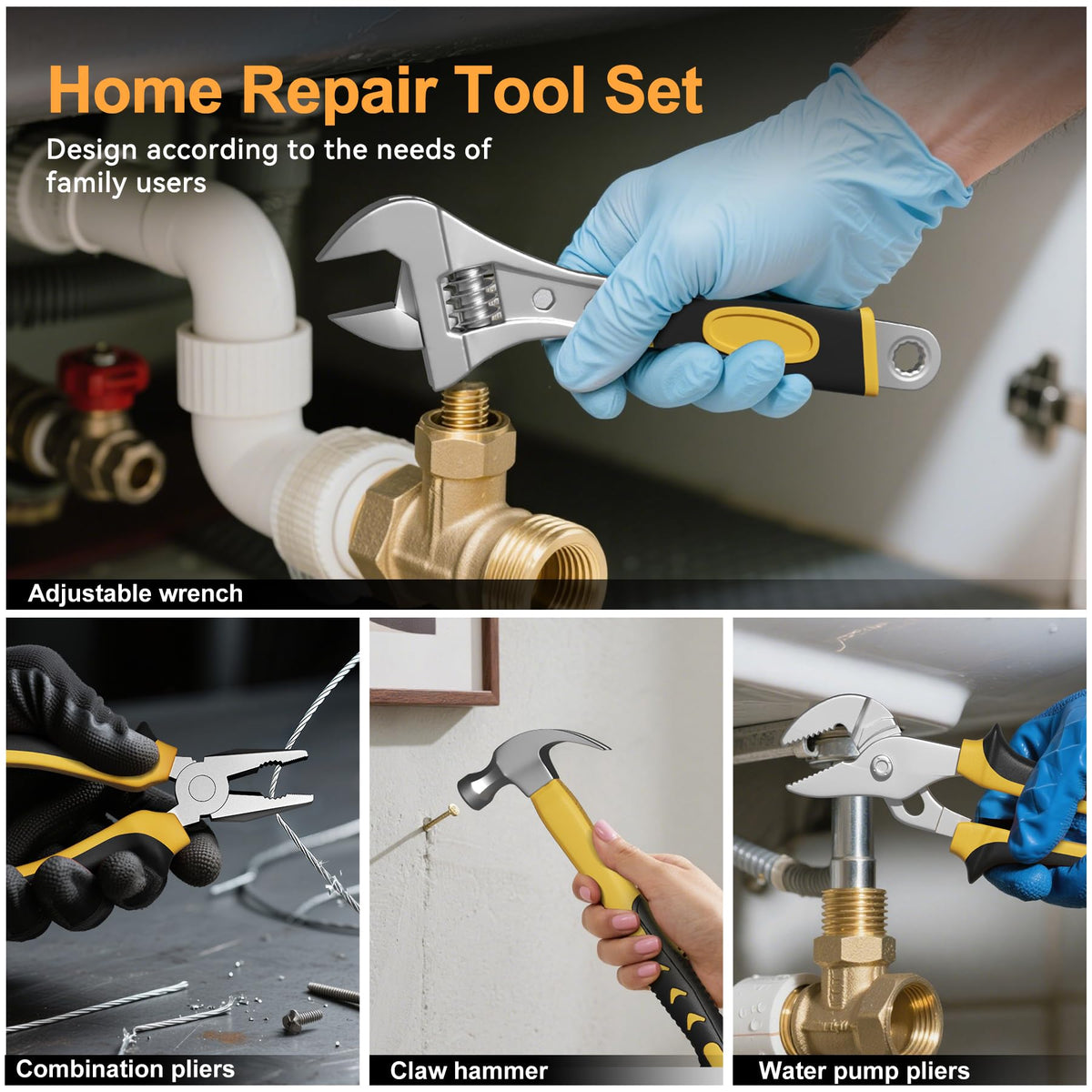 328 Piece Hand Repair Tool Kit with Storage Case O608881