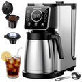 Single Serve & Carafe Coffee Maker, 6-24oz, Thermal Carafe O65982
