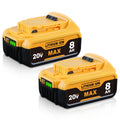 8.0Ah 2-Pack Rechargeable Replacement Battery S3574