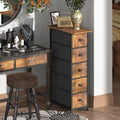 Narrow 5 Drawers Fabric Dresser F91583