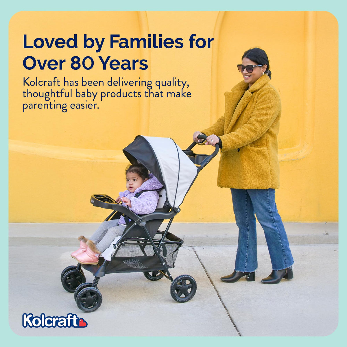 Lightweight Umbrella Stroller with Reclining Seat and Canopy, Slate Gray K332013
