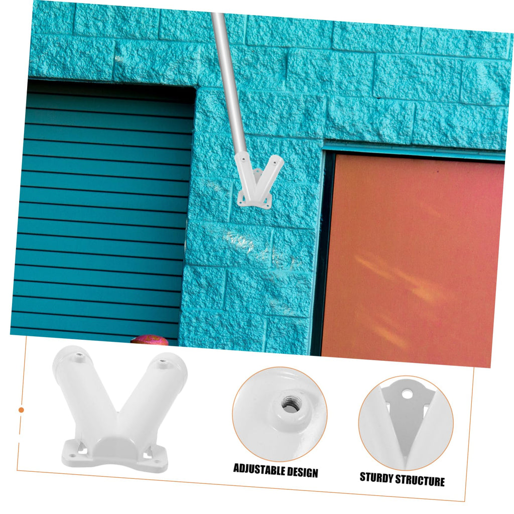 Flag Pole and Holder Wall Mount Rack E450992