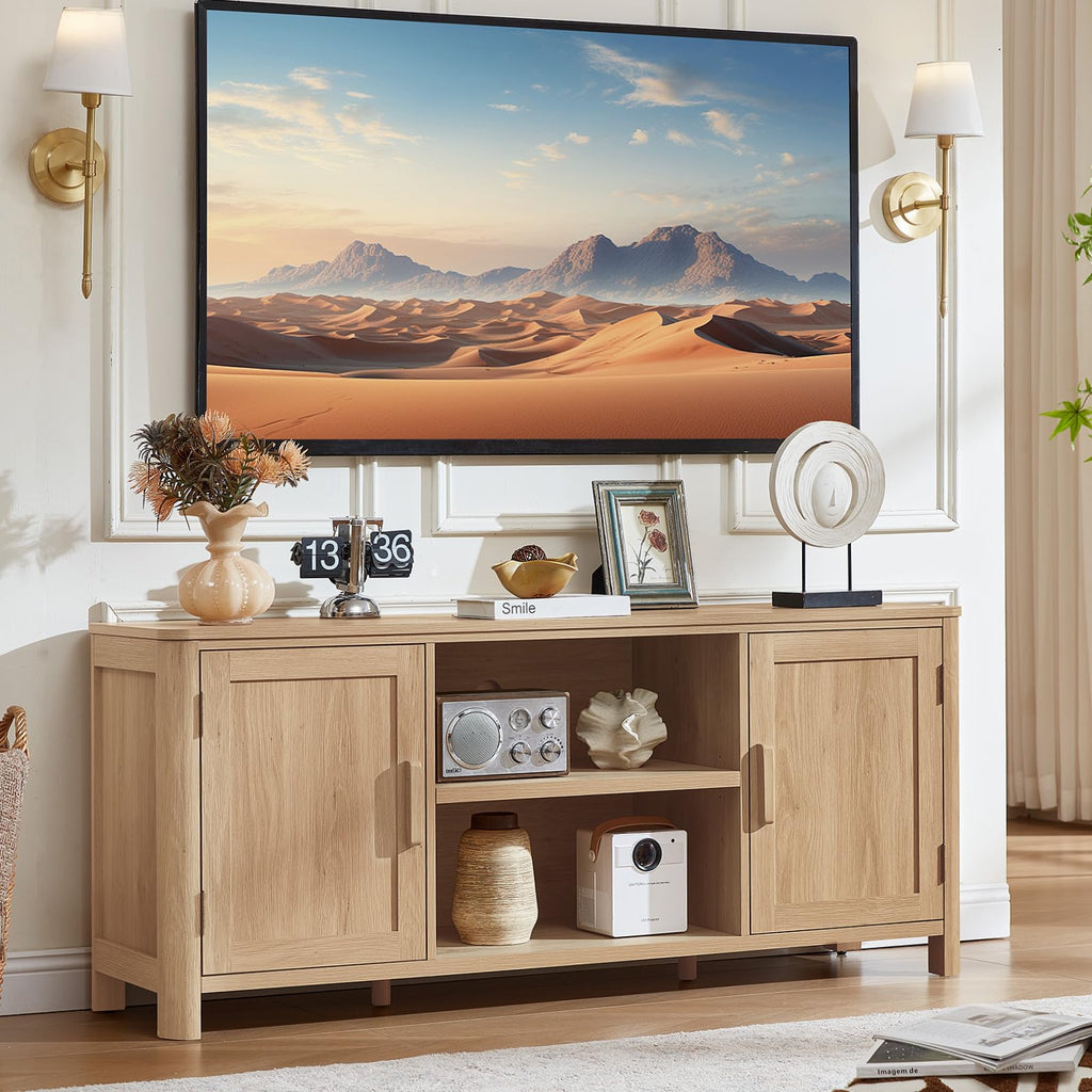 55" Natural Oak Tv Stand F948416