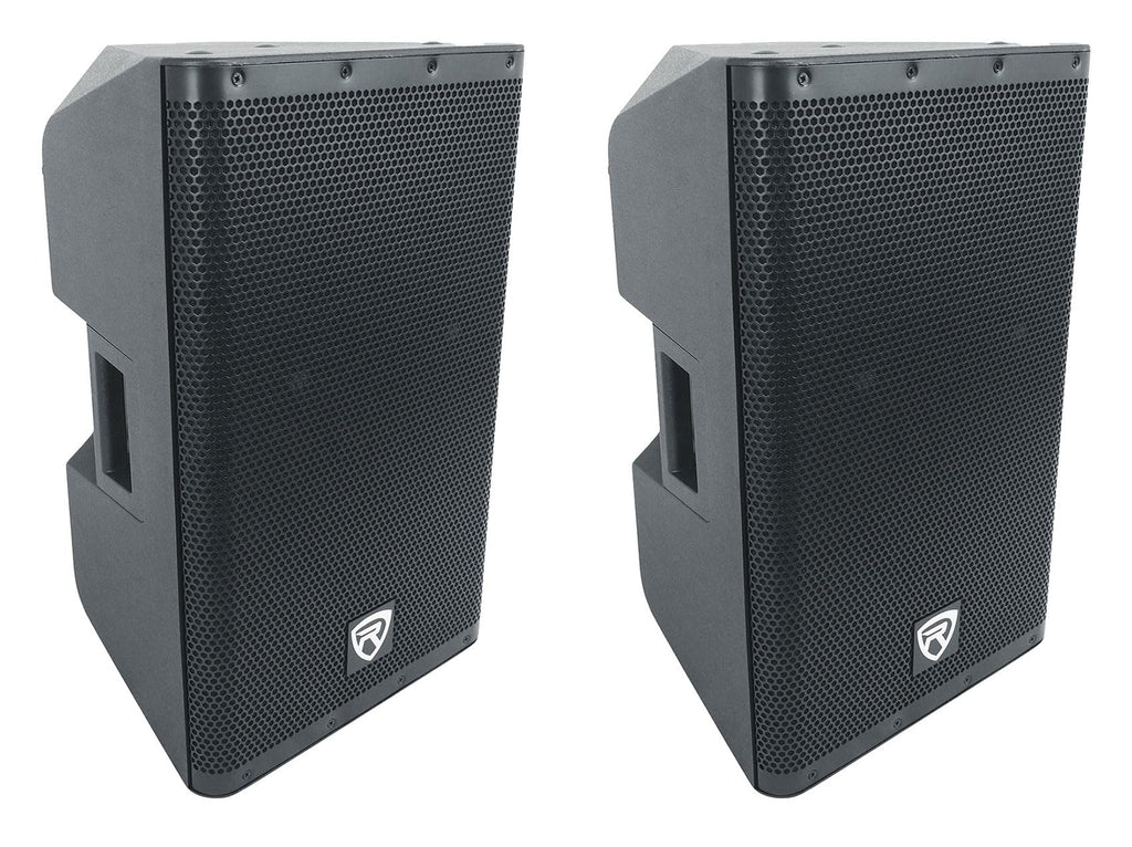 12" Active Powered Speaker with 2-Channel Mixer, 2-Pack W789609