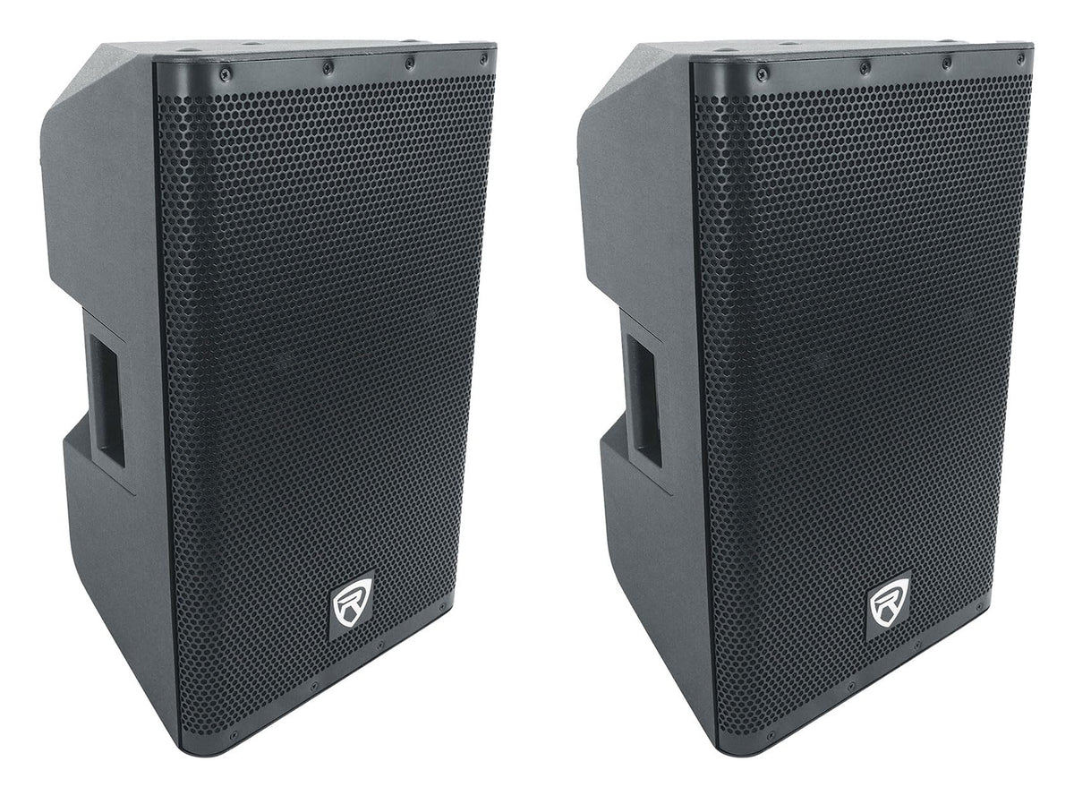 12" Active Powered Speaker with 2-Channel Mixer, 2-Pack W789609