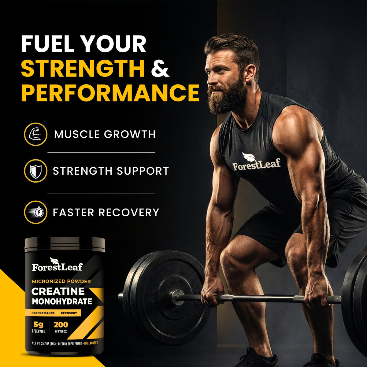 Micronized Creatine Monohydrate Powder 5G Per Serving 200 Servings W29560