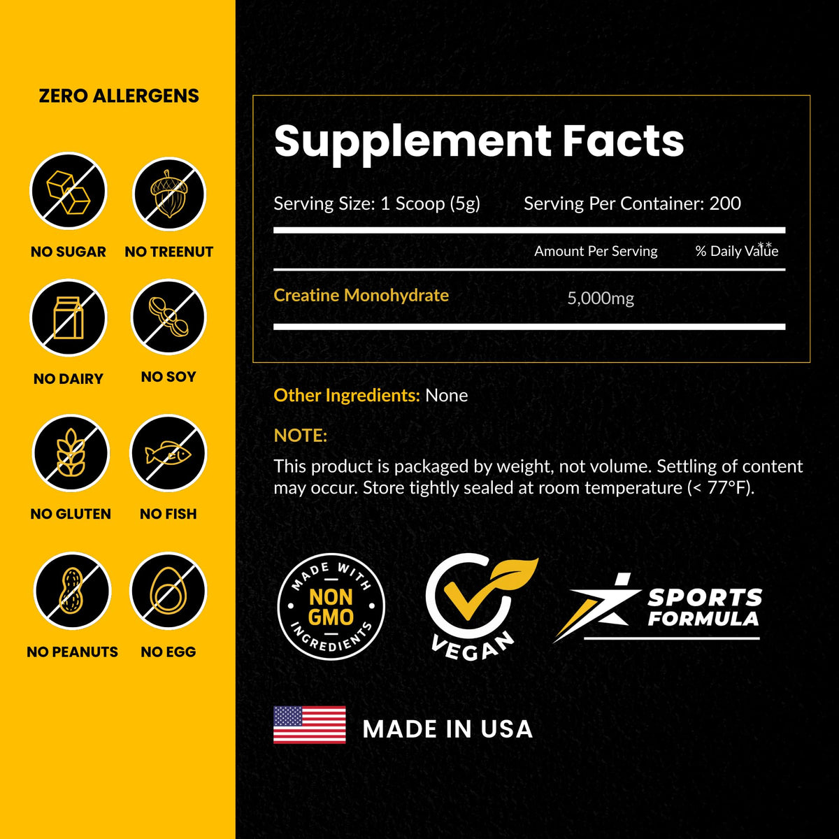 Micronized Creatine Monohydrate Powder 5G Per Serving 200 Servings W29560