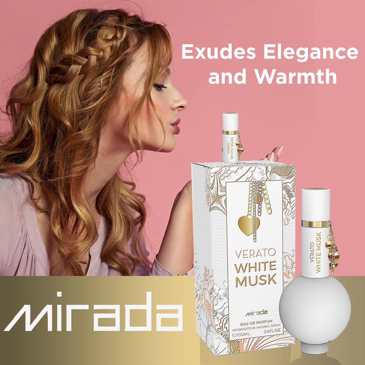 White Musk Eau de Parfum Spray 3.4 FL. Oz X2089