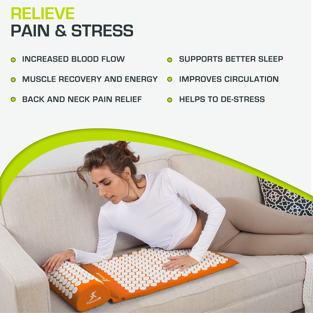 Acupressure Mat and Pillow Set Q210462