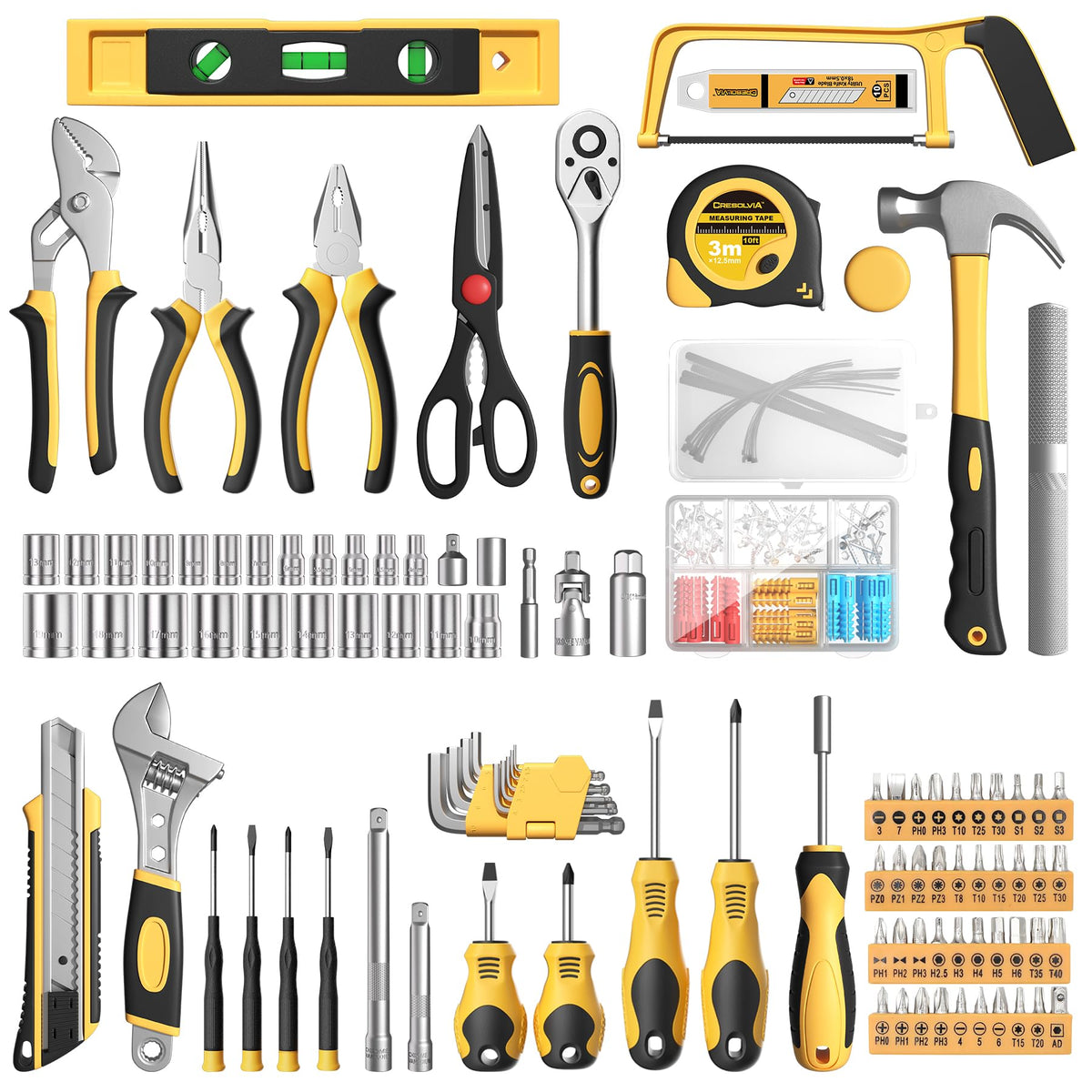 328 Piece Hand Repair Tool Kit with Storage Case O608881