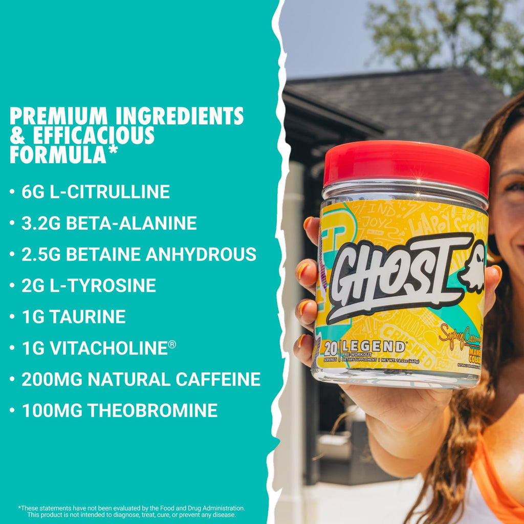 Mango Colada Pre-Workout Powder 20 Servings A378