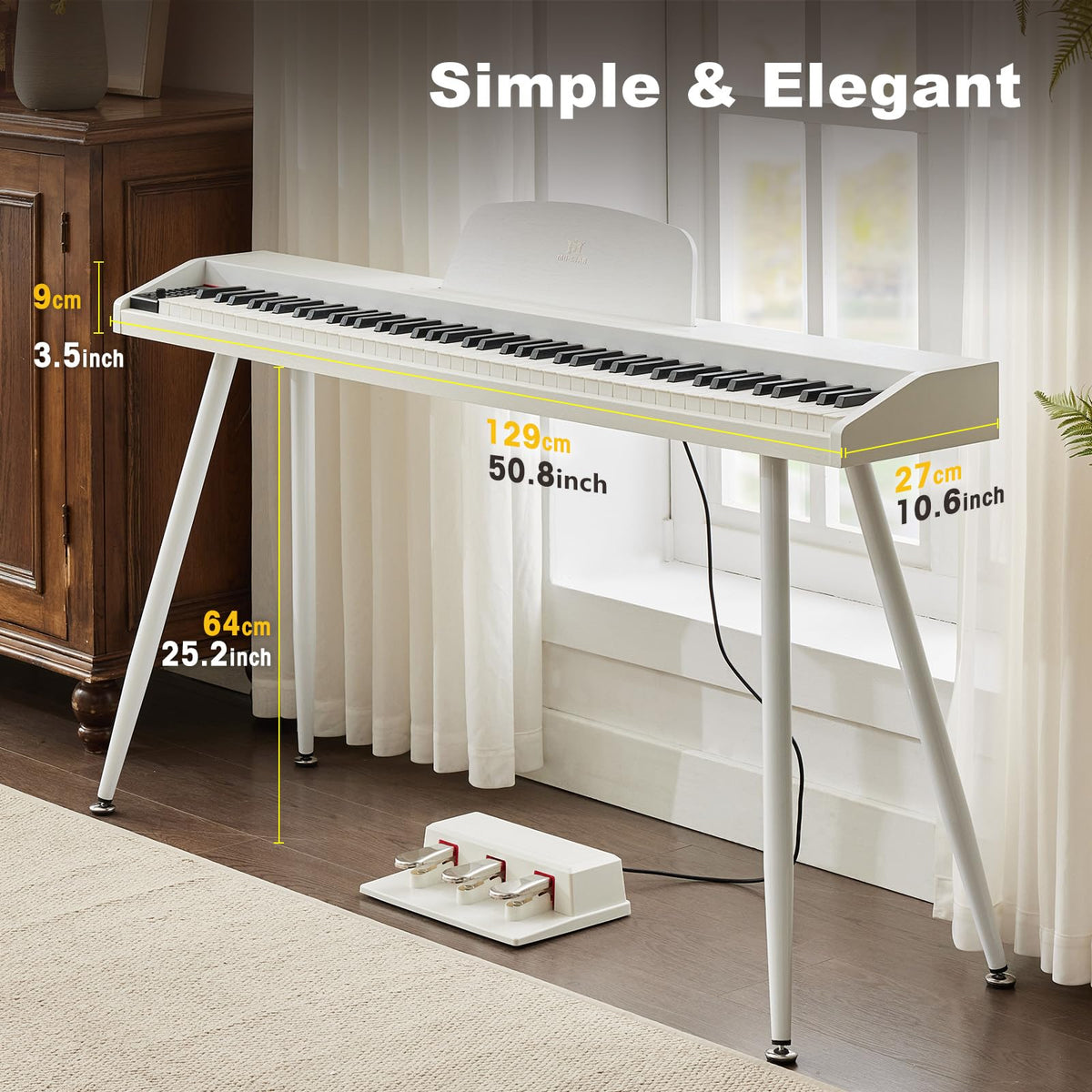 88 Key Semi Weighted Digital Piano K245083